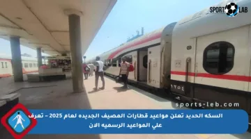 السكة الحديد تعلن مواعيد قطارات المصيف الجديدة لعام 2025 – تعرف على المواعيد الرسمية الآن